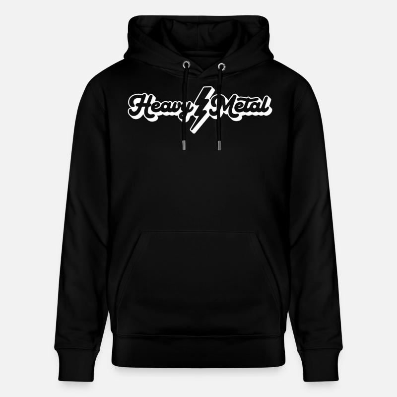 Heavy Metal Script - Sweat à capuche bio CRUISER Stanley/Stella Unisexe - noir