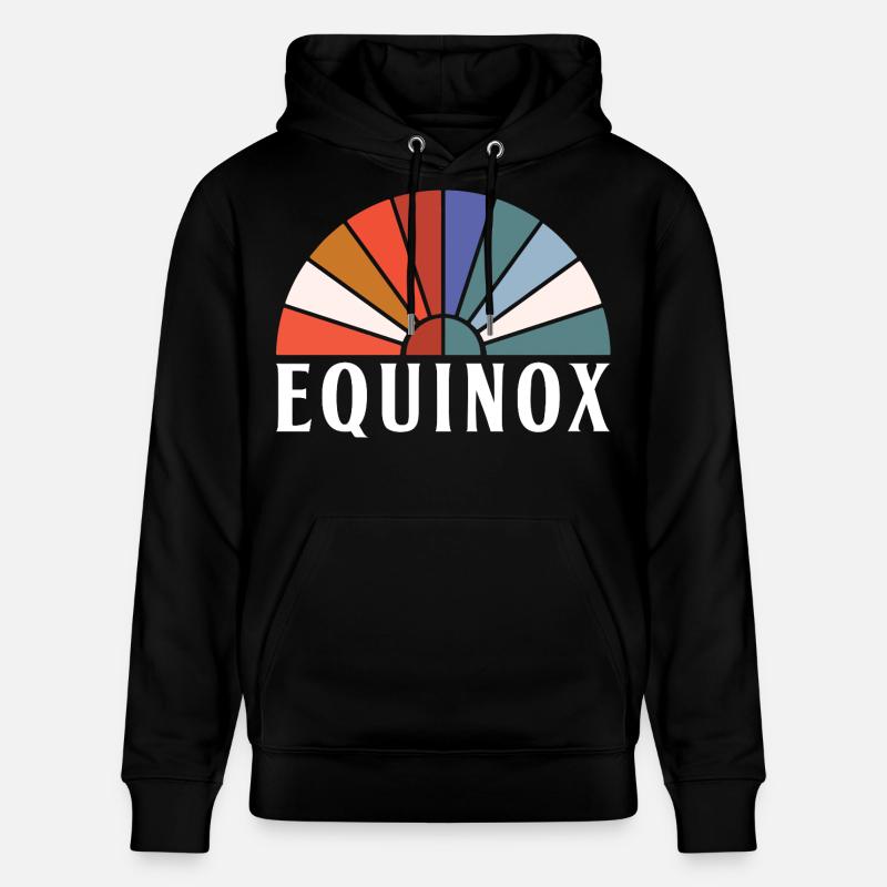 Équinoxe Joyeuses Pâques Ostara Eostre - Sweat à capuche bio CRUISER Stanley/Stella Unisexe - noir