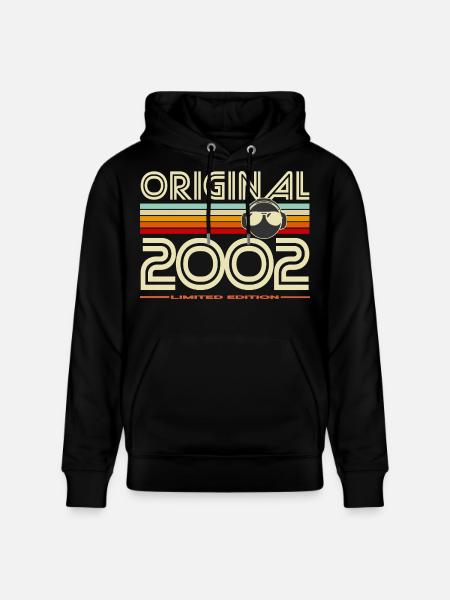 Original 2002 Limited Edition - Stanley/Stella CRUISER Unisex Organic Hoodie - black