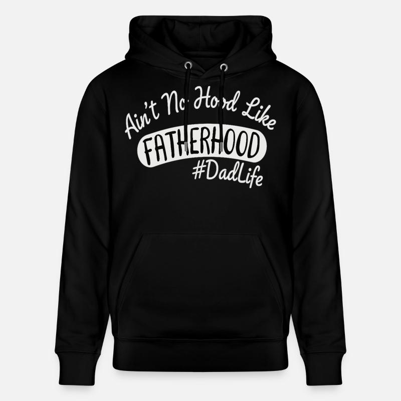 Vater Spruch Papa Vie Paternité - Sweat à capuche bio CRUISER Stanley/Stella Unisexe - noir