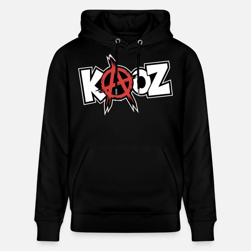 Kool KAOZ Anarchy Graffiti - Sweat à capuche bio CRUISER Stanley/Stella Unisexe - noir