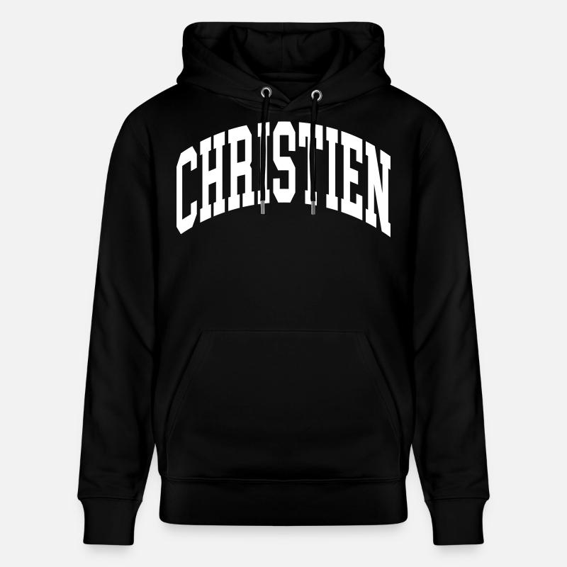 Christien - Sweat à capuche bio CRUISER Stanley/Stella Unisexe - noir