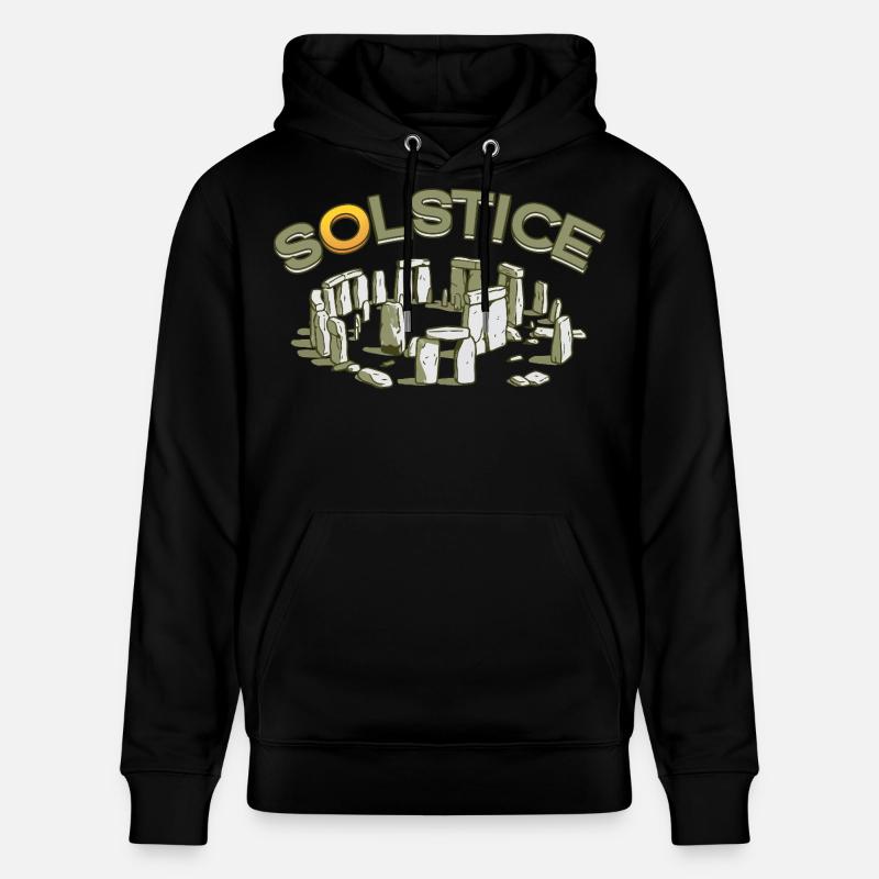 Litha Pagan Solstice d’été Midsommar - Sweat à capuche bio CRUISER Stanley/Stella Unisexe - noir
