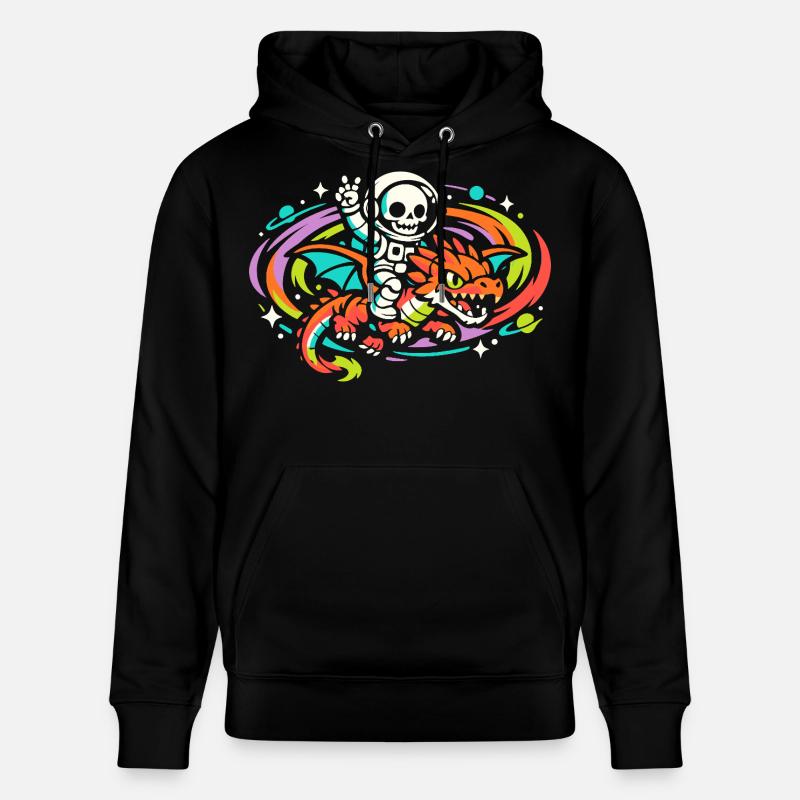 Dragon de l’Espace - Sweat à capuche bio CRUISER Stanley/Stella Unisexe - noir