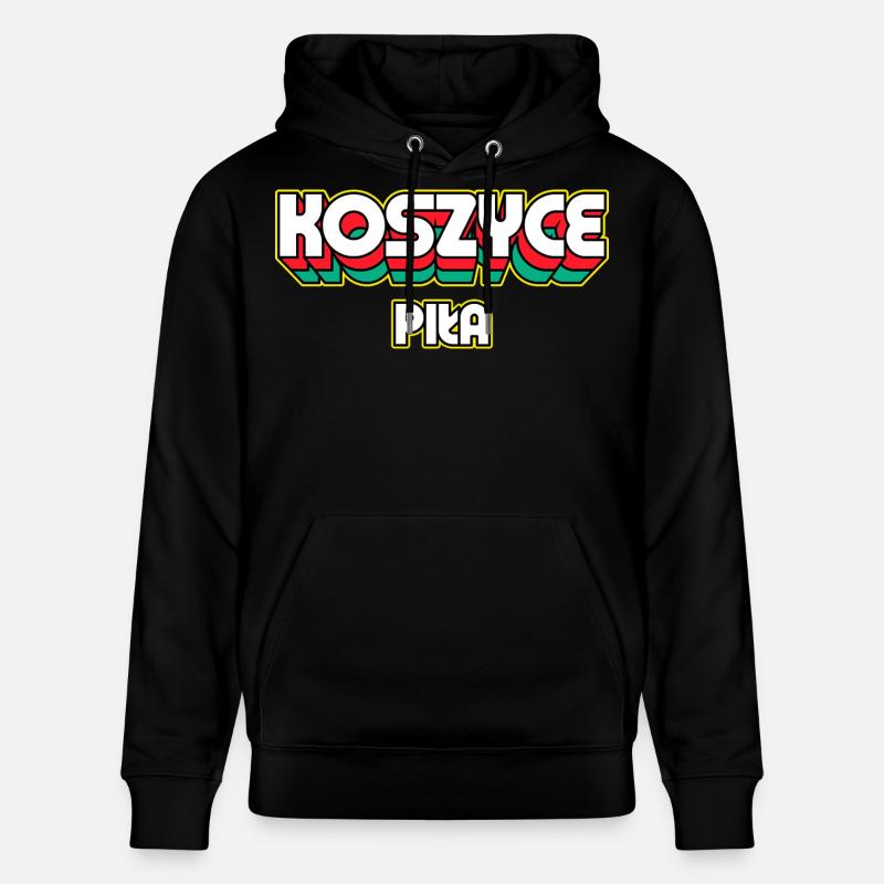 Košice Piła. Nom du district rétro - Sweat à capuche bio CRUISER Stanley/Stella Unisexe - noir