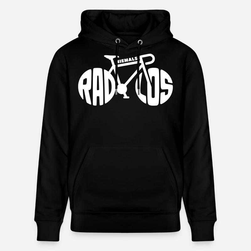 Vélo - Jamais sans roues - Sweat à capuche bio CRUISER Stanley/Stella Unisexe - noir
