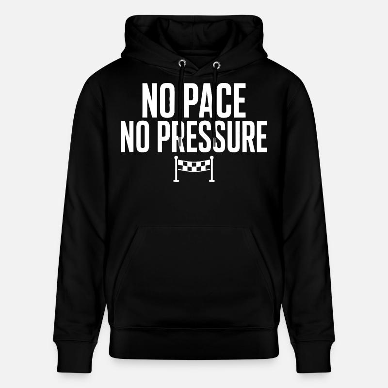 No Pace No Pressure - Stanley/Stella Unisex Bio-Hoodie CRUISER  - Schwarz