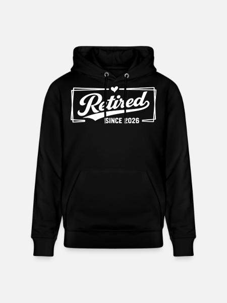 Legendary retired drummer still in rhythm - Stanley/Stella CRUISER Unisex Organic Hoodie - black
