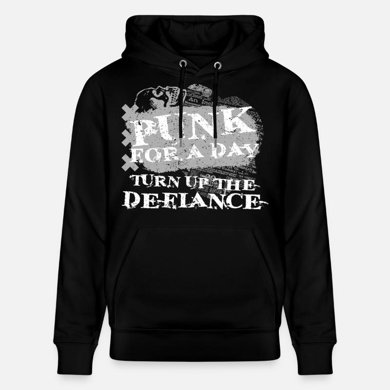 Punk Pour Un Jour - Sweat à capuche bio CRUISER Stanley/Stella Unisexe - noir