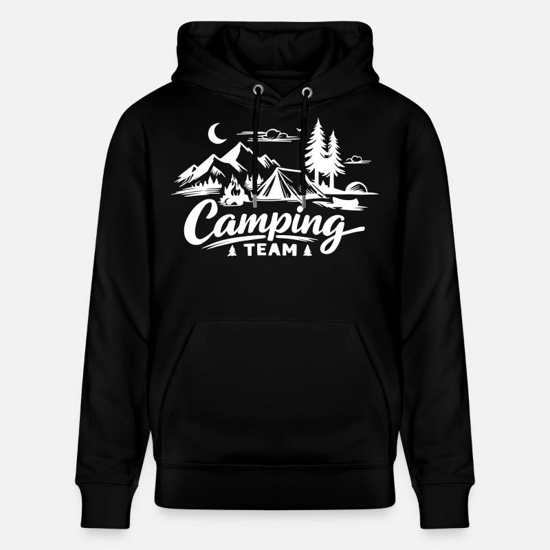 L’équipe du camping - Sweat à capuche bio CRUISER Stanley/Stella Unisexe - noir