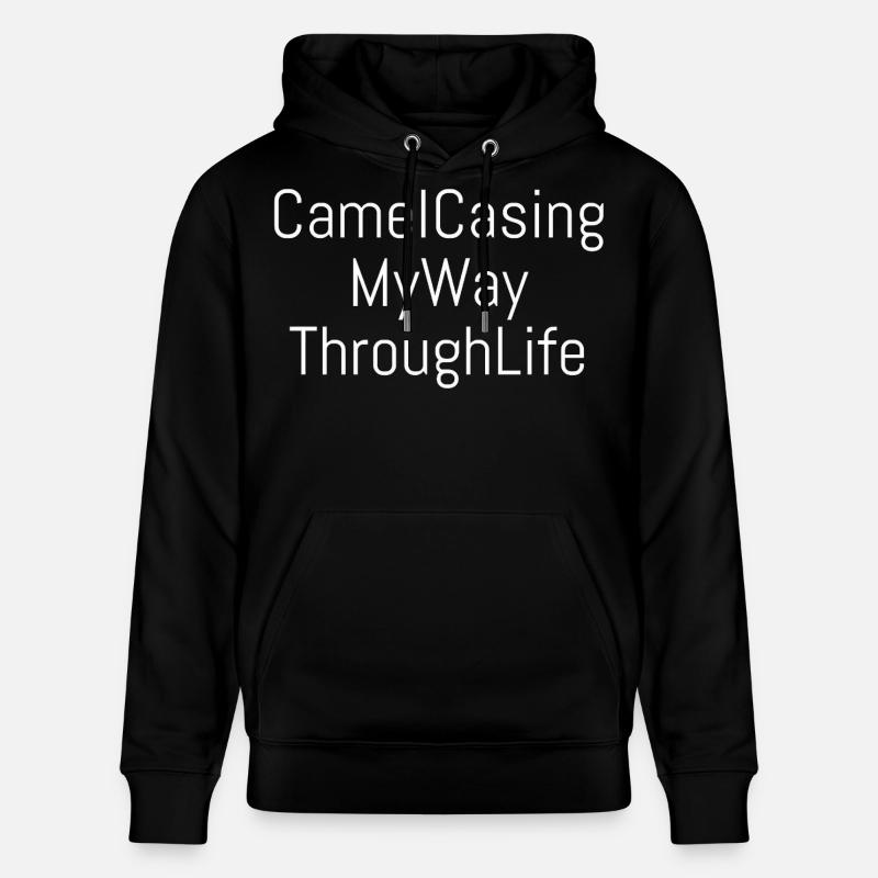 CamelCasing | Computer Science - Nerd - Coder - Stanley/Stella CRUISER Unisex Organic Hoodie - black