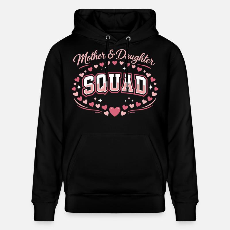 Mutter-Tochter-Trupp | Pink Komplizen Geschenk - Stanley/Stella Unisex Bio-Hoodie CRUISER  - Schwarz