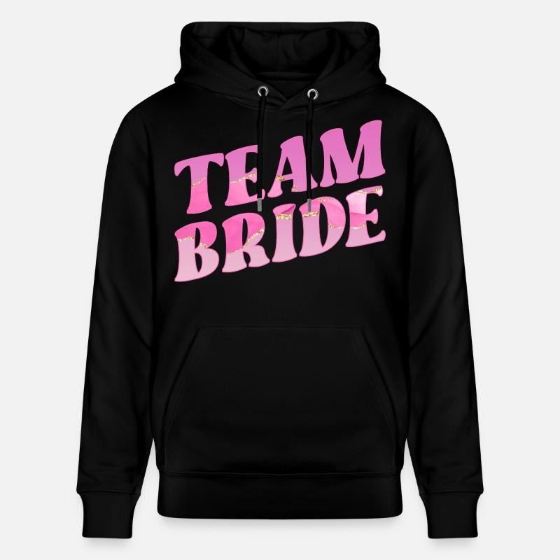Équipe de mariage mariée - Sweat à capuche bio CRUISER Stanley/Stella Unisexe - noir