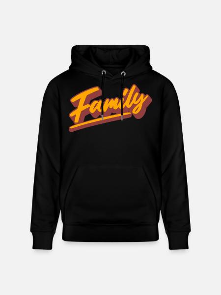 Family - Stanley/Stella Unisex Bio-Hoodie CRUISER  - Schwarz