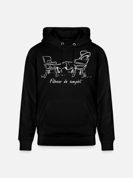 flaneur - Sweat à capuche bio CRUISER Stanley/Stella Unisexe - noir
