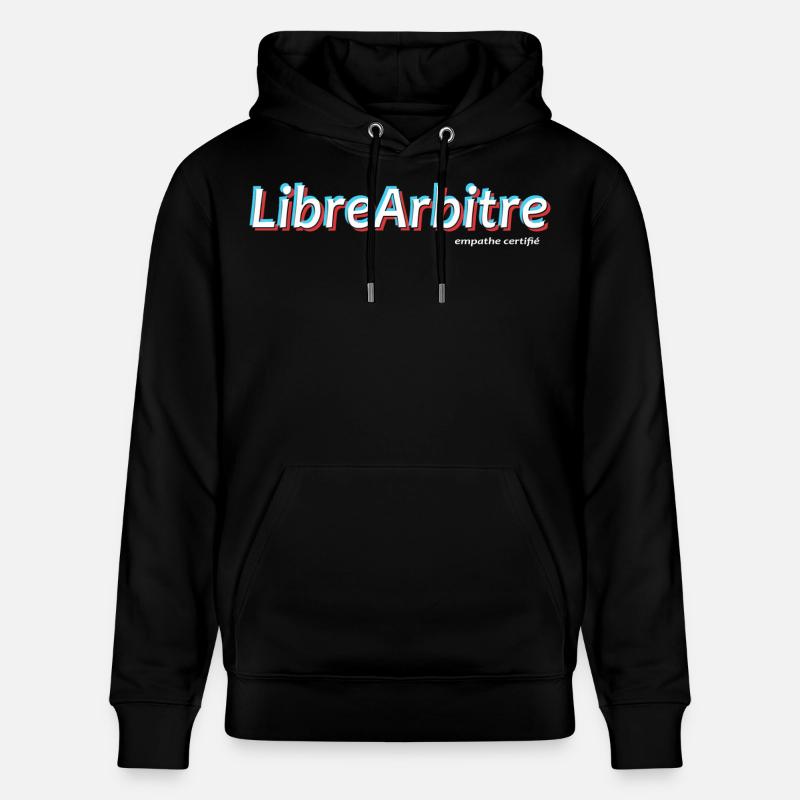 Libre Arbitre - Sweat à capuche bio CRUISER Stanley/Stella Unisexe - noir