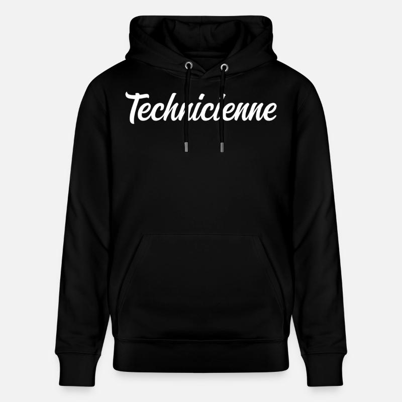 Technicienne - Sweat à capuche bio CRUISER Stanley/Stella Unisexe - noir