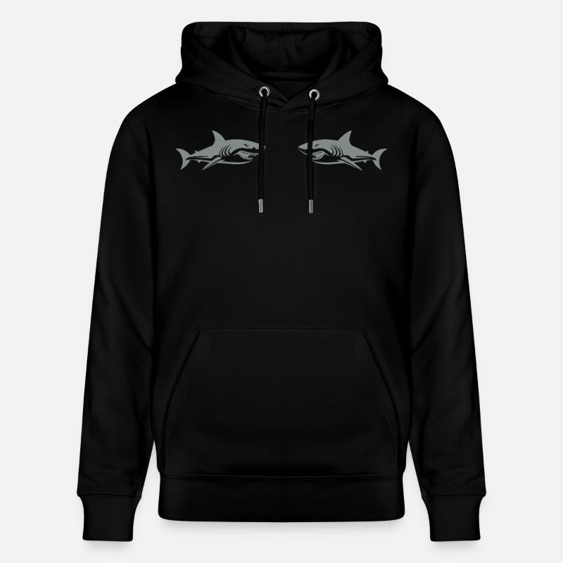 Requins - Sweat à capuche bio CRUISER Stanley/Stella Unisexe - noir