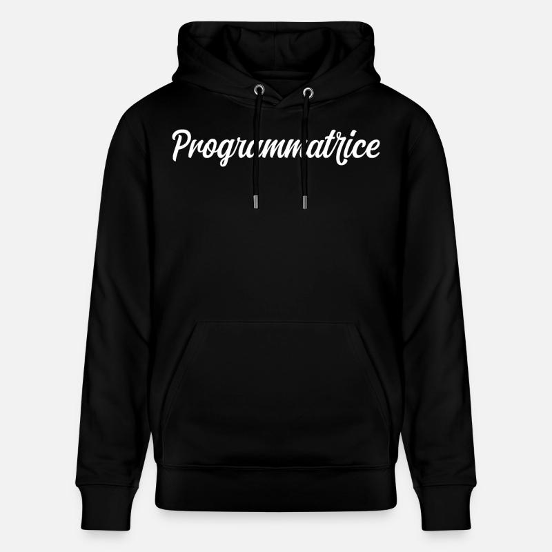 Programmatrice - Sweat à capuche bio CRUISER Stanley/Stella Unisexe - noir