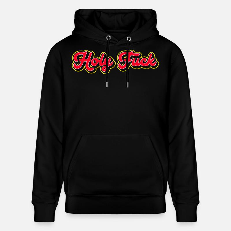 Heilige Scheiße 3D Red Script - Stanley/Stella Unisex Bio-Hoodie CRUISER  - Schwarz