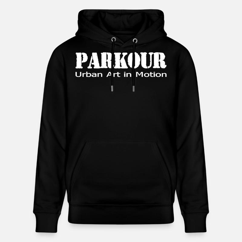 Parkour - Sweat à capuche bio CRUISER Stanley/Stella Unisexe - noir