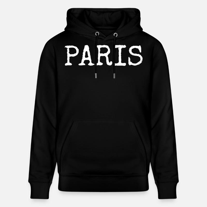 Paris - Sweat à capuche bio CRUISER Stanley/Stella Unisexe - noir