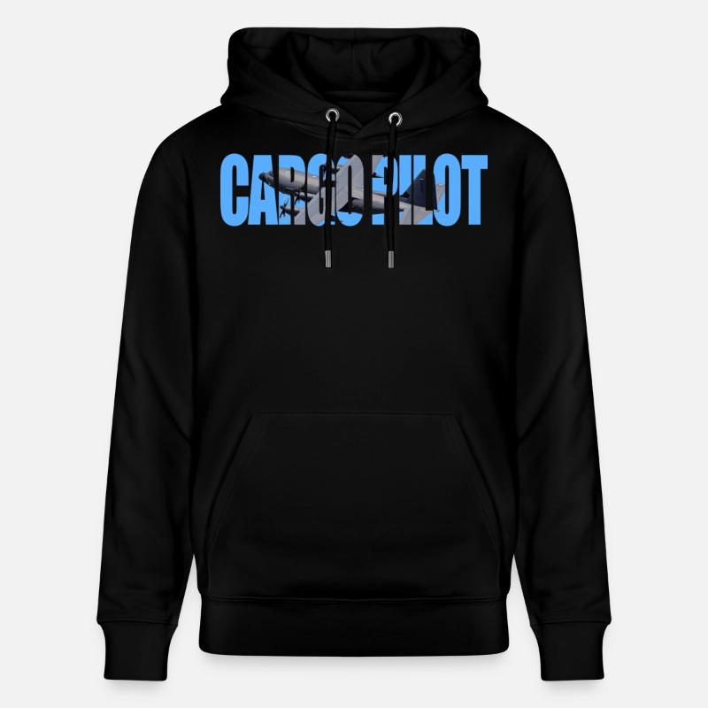 Pilote cargo C-130 - Sweat à capuche bio CRUISER Stanley/Stella Unisexe - noir