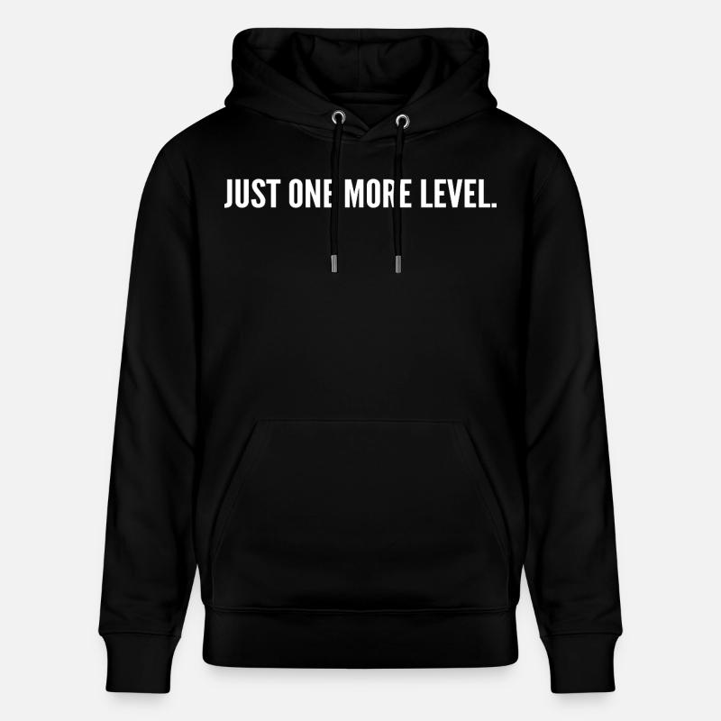 Just one more level - Sweat à capuche bio CRUISER Stanley/Stella Unisexe - noir