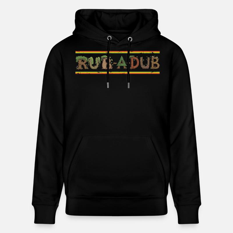 Reggae Forest - Sweat à capuche bio CRUISER Stanley/Stella Unisexe - noir