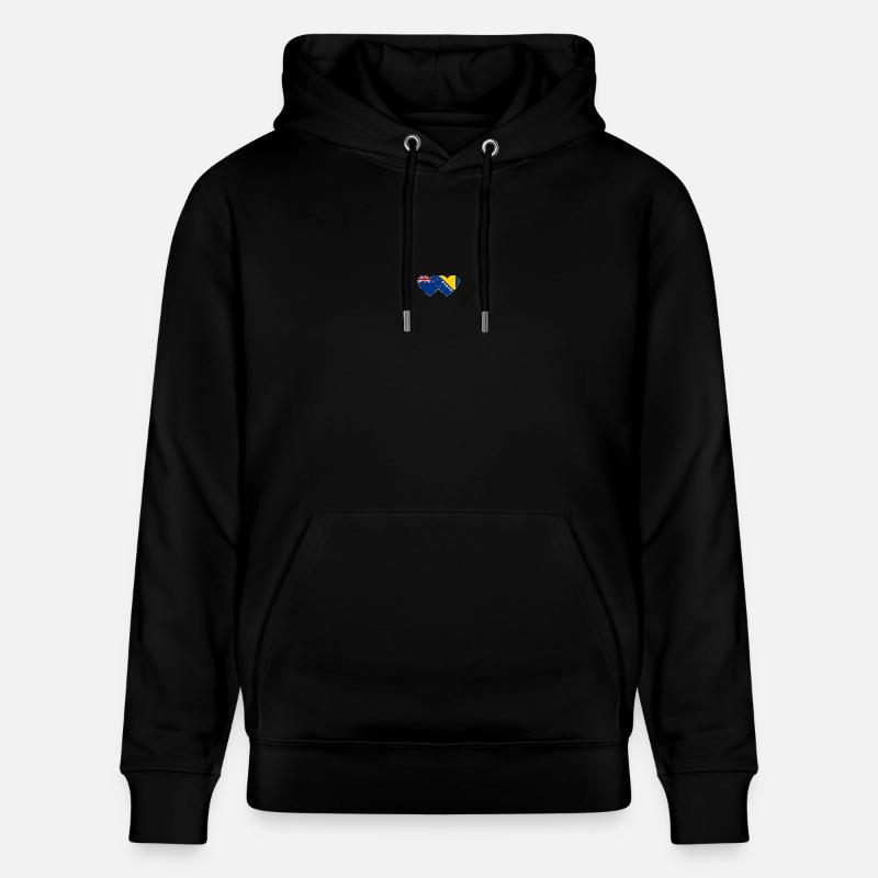 Drapeau de la Bosnie-Zélande - Sweat à capuche bio CRUISER Stanley/Stella Unisexe - noir