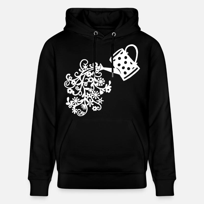 Le retour du printemps (blanc) - Sweat à capuche bio CRUISER Stanley/Stella Unisexe - noir