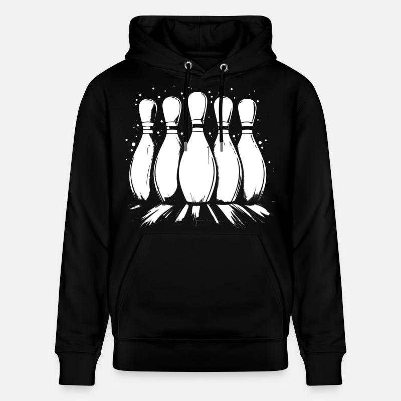 Quilles de bowling - Sweat à capuche bio CRUISER Stanley/Stella Unisexe - noir