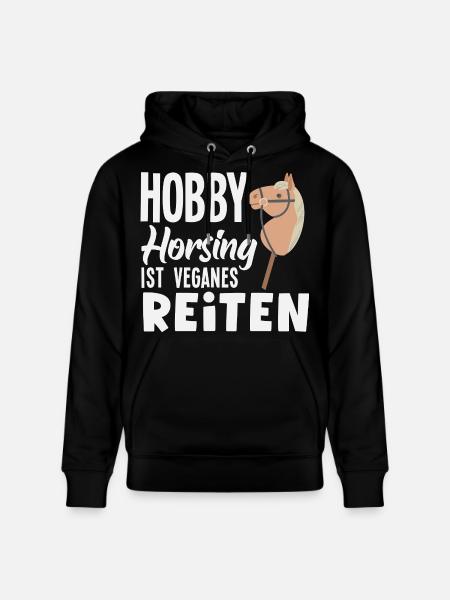Hobby Horsing Veganes Reiten - Stanley/Stella Unisex Bio-Hoodie CRUISER  - Schwarz