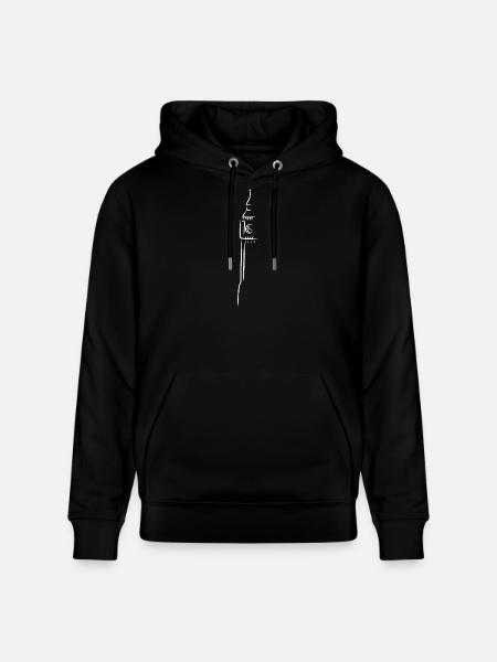 Big Ben London Elizabeth Tower - Stanley/Stella CRUISER Unisex Organic Hoodie - black