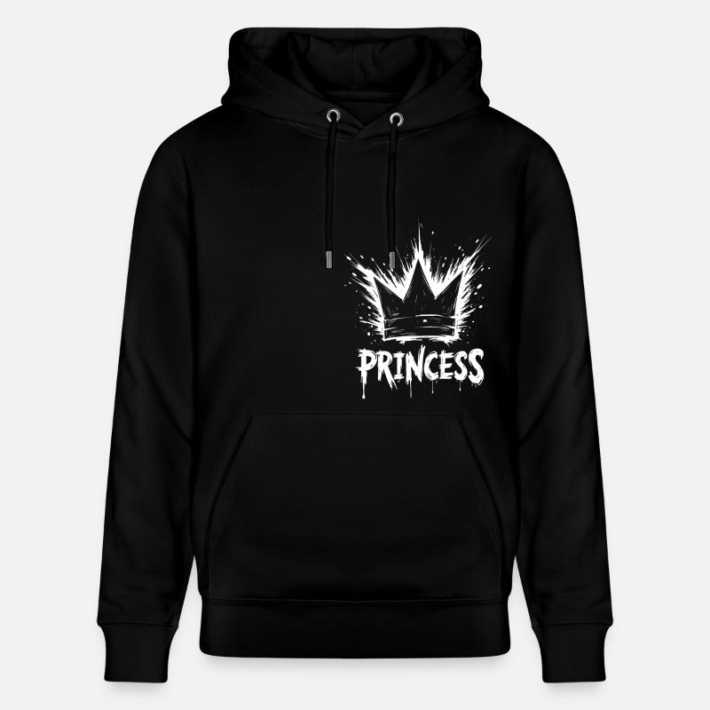 Princesse Crown Splash - Sweat à capuche bio CRUISER Stanley/Stella Unisexe - noir