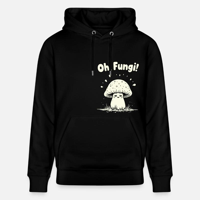 Oh, les champignons ! Champignon drôle - Sweat à capuche bio CRUISER Stanley/Stella Unisexe - noir