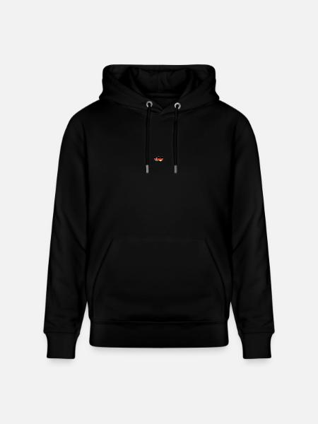 Kenya Germany Flag Heart - Stanley/Stella CRUISER Unisex Organic Hoodie - black