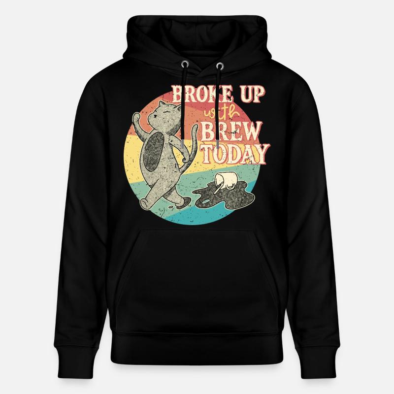 Kaffeeentzug Koffeinfrei Ex-Kaffeetrinker - Stanley/Stella Unisex Bio-Hoodie CRUISER - Schwarz