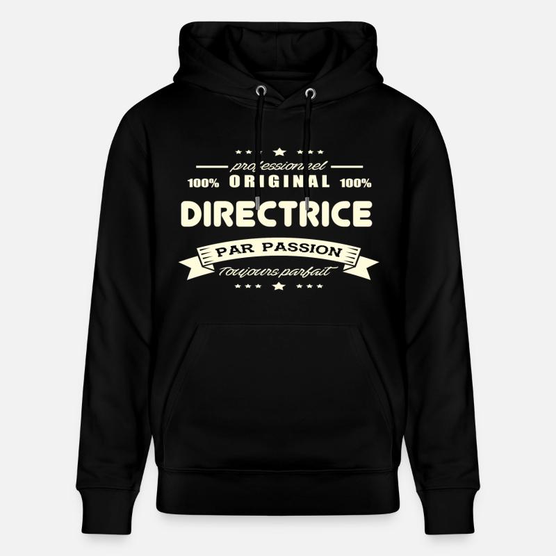 Directrice Original - Sweat à capuche bio CRUISER Stanley/Stella Unisexe - noir