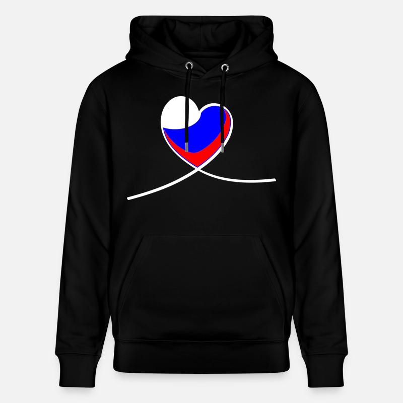 Coeur de la Russie - Sweat à capuche bio CRUISER Stanley/Stella Unisexe - noir
