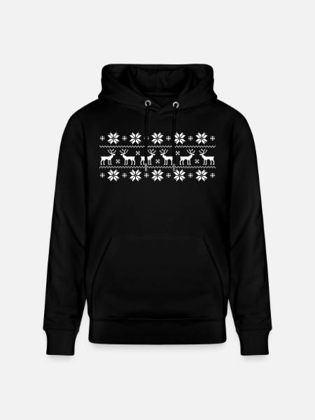 Rentiere - Stanley/Stella Unisex Bio-Hoodie CRUISER - Schwarz