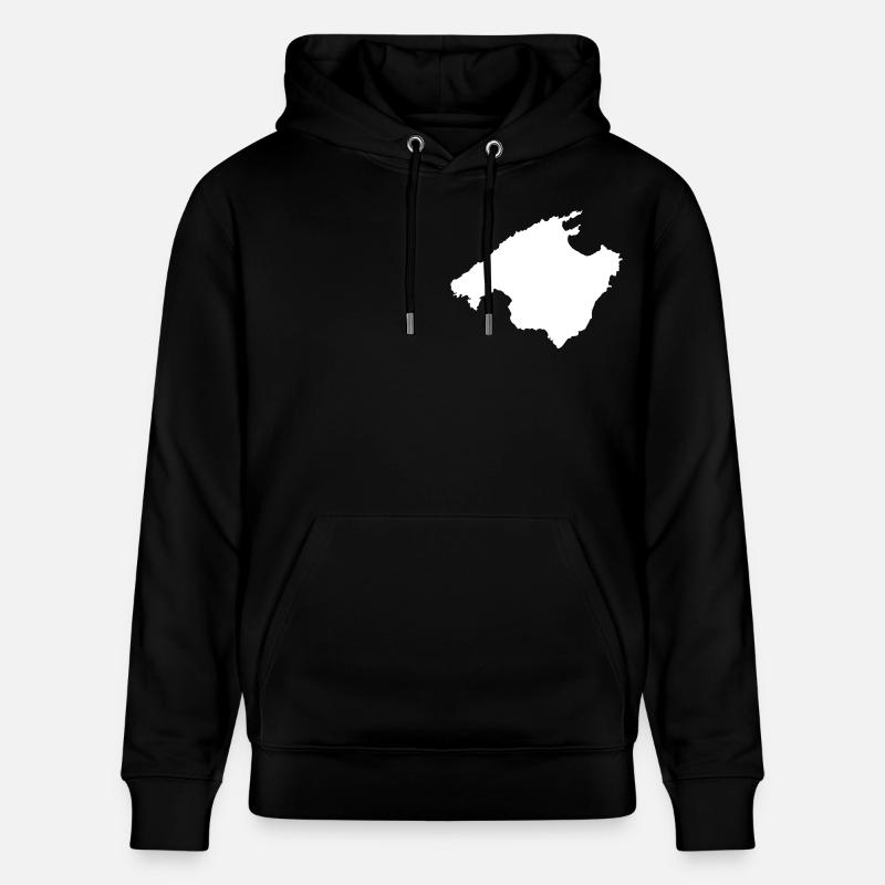 Mallorca Brustlogo - Stanley/Stella Unisex Bio-Hoodie CRUISER  - Schwarz
