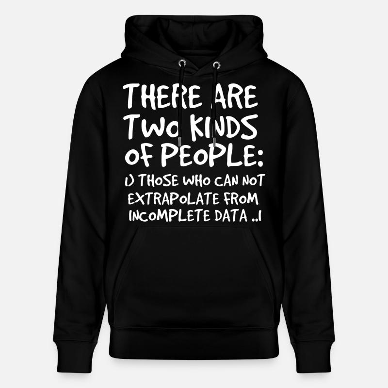 Incomplete Data Funny Science Nerd - Stanley/Stella CRUISER Unisex Organic Hoodie - black