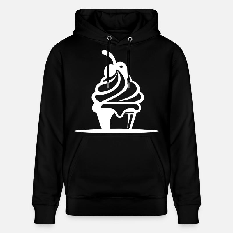 Graphique de crème glacée - Sweat à capuche bio CRUISER Stanley/Stella Unisexe - noir