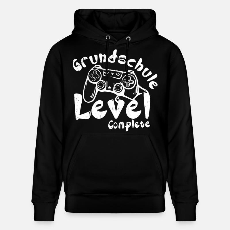 Grundschule Level Complete - Stanley/Stella Unisex Bio-Hoodie CRUISER  - Schwarz