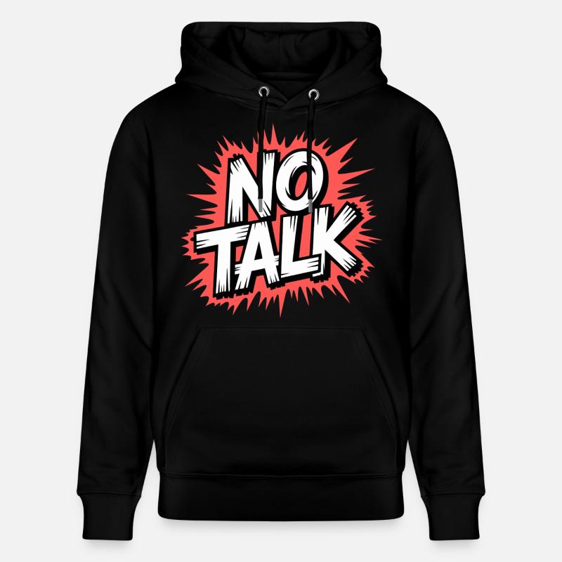 Pas de déclaration de parole - Sweat à capuche bio CRUISER Stanley/Stella Unisexe - noir