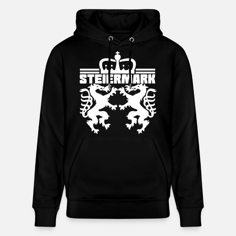 Styrie Autriche - Sweat à capuche bio CRUISER Stanley/Stella Unisexe - noir