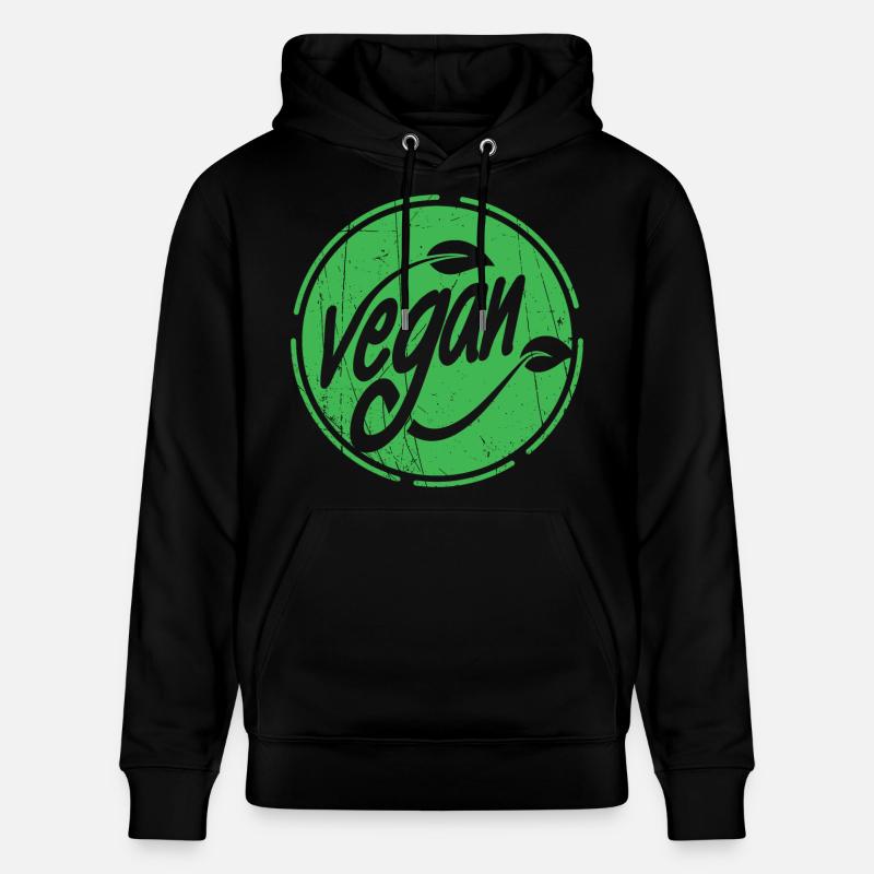 Conception végétalienne - Sweat à capuche bio CRUISER Stanley/Stella Unisexe - noir