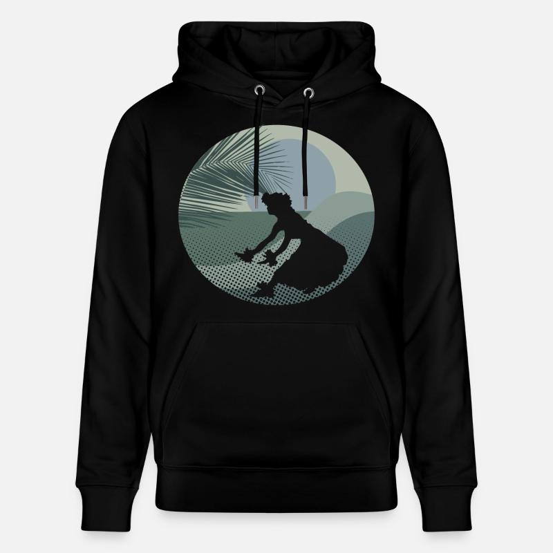 Hawaii Girl - Conception - Sweat à capuche bio CRUISER Stanley/Stella Unisexe - noir