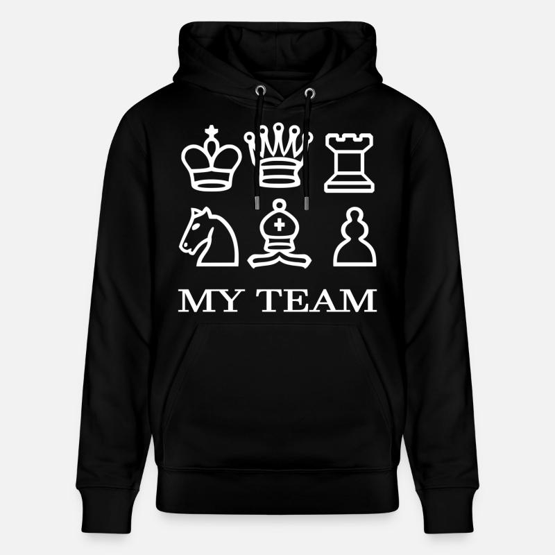 échecs - Sweat à capuche bio CRUISER Stanley/Stella Unisexe - noir